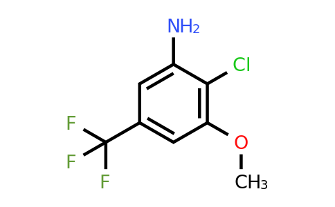 1807190-57-3 | 2-Chloro-3-methoxy-5-(trifluoromethyl)aniline