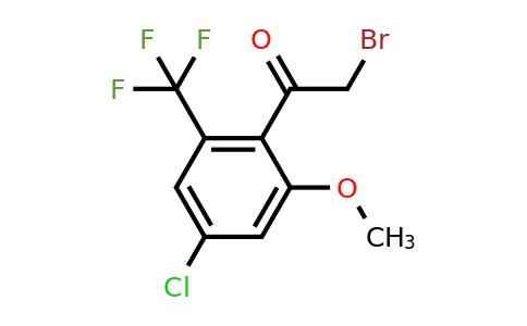 1807190-64-2 | 4'-Chloro-2'-methoxy-6'-(trifluoromethyl)phenacyl bromide