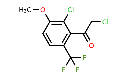 1807190-71-1 | 2'-Chloro-3'-methoxy-6'-(trifluoromethyl)phenacyl chloride