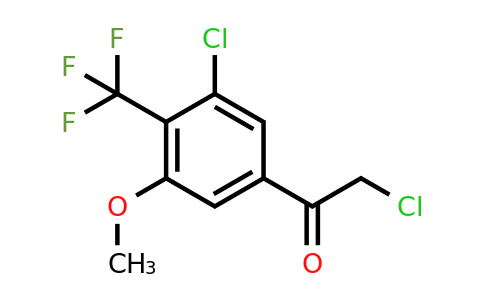 1807190-81-3 | 3'-Chloro-5'-methoxy-4'-(trifluoromethyl)phenacyl chloride