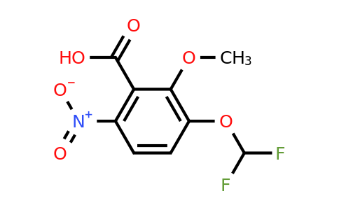1807190-82-4 | 3-Difluoromethoxy-2-methoxy-6-nitrobenzoic acid