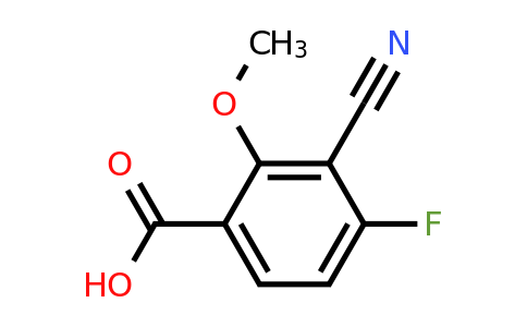 1807190-85-7 | 3-Cyano-4-fluoro-2-methoxybenzoic acid