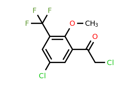 1807190-88-0 | 5'-Chloro-2'-methoxy-3'-(trifluoromethyl)phenacyl chloride