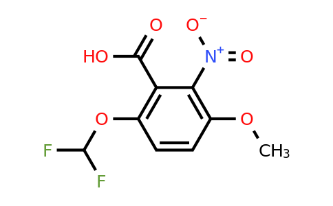 1807190-92-6 | 6-Difluoromethoxy-3-methoxy-2-nitrobenzoic acid