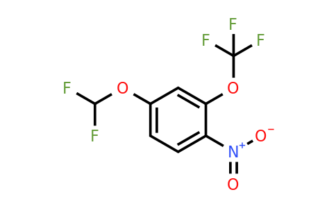 1807191-19-0 | 1-Difluoromethoxy-4-nitro-3-(trifluoromethoxy)benzene