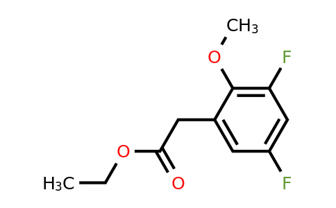 1807191-31-6 | Ethyl 3,5-difluoro-2-methoxyphenylacetate