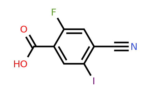 1807191-49-6 | 4-Cyano-2-fluoro-5-iodobenzoic acid