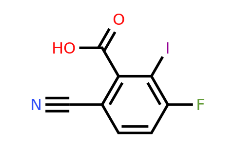 1807191-56-5 | 6-Cyano-3-fluoro-2-iodobenzoic acid