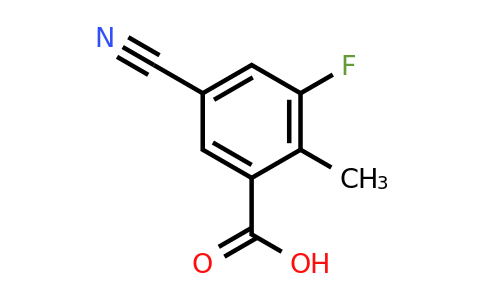 1807191-57-6 | 5-Cyano-3-fluoro-2-methylbenzoic acid