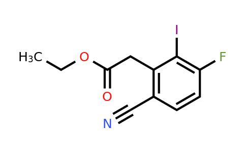 1807192-06-8 | Ethyl 6-cyano-3-fluoro-2-iodophenylacetate