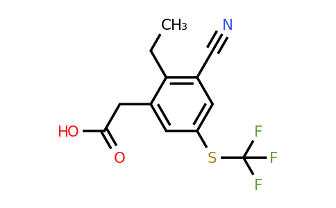 1807192-07-9 | 3-Cyano-2-ethyl-5-(trifluoromethylthio)phenylacetic acid