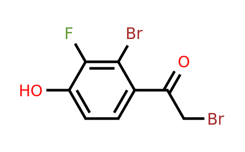 1807192-31-9 | 2'-Bromo-3'-fluoro-4'-hydroxyphenacyl bromide