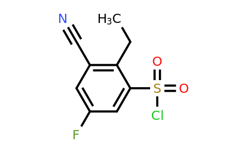 1807192-50-2 | 3-Cyano-5-fluoro-2-ethylbenzenesulfonylchloride