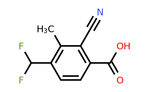 1807192-53-5 | 2-Cyano-4-difluoromethyl-3-methylbenzoic acid