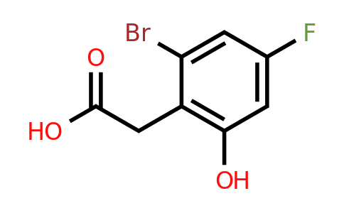1807192-56-8 | 2-Bromo-4-fluoro-6-hydroxyphenylacetic acid