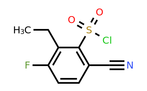 1807192-58-0 | 6-Cyano-3-fluoro-2-ethylbenzenesulfonylchloride