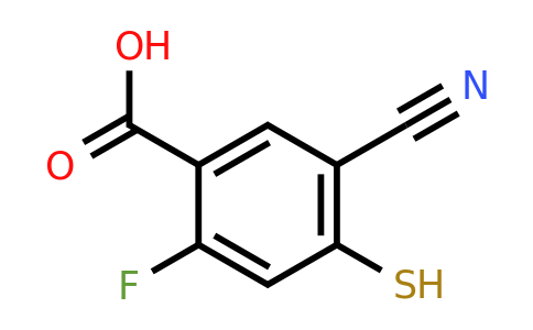 1807192-73-9 | 5-Cyano-2-fluoro-4-mercaptobenzoic acid