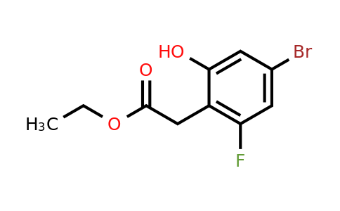 1807192-78-4 | Ethyl 4-bromo-2-fluoro-6-hydroxyphenylacetate