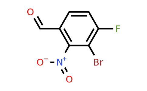 1807192-88-6 | 3-Bromo-4-fluoro-2-nitrobenzaldehyde