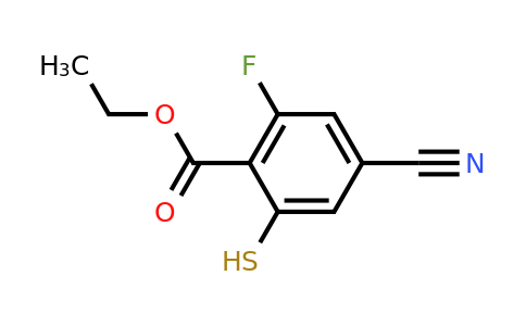 1807192-89-7 | Ethyl 4-cyano-2-fluoro-6-mercaptobenzoate