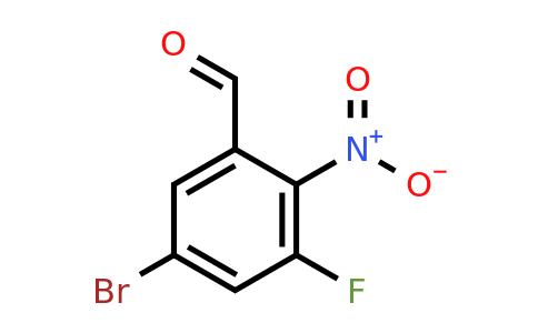 1807192-98-8 | 5-Bromo-3-fluoro-2-nitrobenzaldehyde