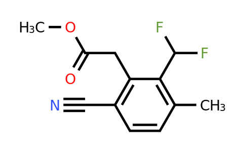 1807193-63-0 | Methyl 6-cyano-2-difluoromethyl-3-methylphenylacetate
