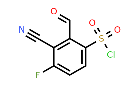 1807193-65-2 | 3-Cyano-4-fluoro-2-formylbenzenesulfonylchloride