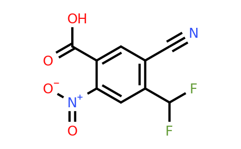 1807193-81-2 | 5-Cyano-4-(difluoromethyl)-2-nitrobenzoic acid