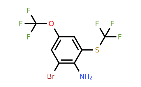 1807193-95-8 | 2-Bromo-4-trifluoromethoxy-6-(trifluoromethylthio)aniline