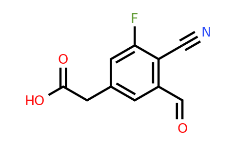 1807194-02-0 | 4-Cyano-3-fluoro-5-formylphenylacetic acid
