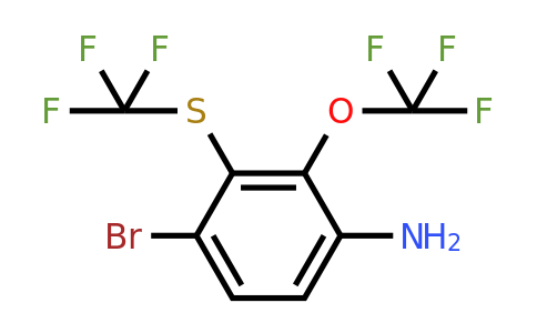 1807194-05-3 | 4-Bromo-2-trifluoromethoxy-3-(trifluoromethylthio)aniline