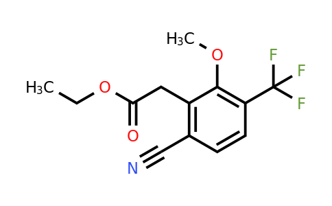 1807194-29-1 | Ethyl 6-cyano-2-methoxy-3-(trifluoromethyl)phenylacetate