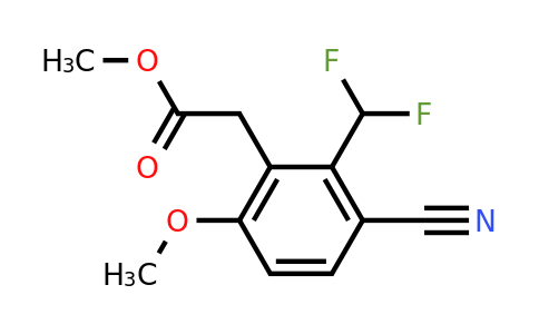 1807194-41-7 | Methyl 3-cyano-2-difluoromethyl-6-methoxyphenylacetate