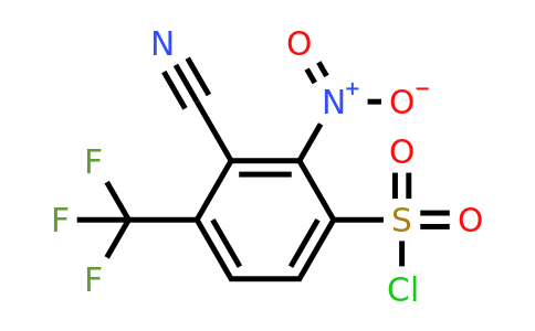 1807194-67-7 | 3-Cyano-2-nitro-4-(trifluoromethyl)benzenesulfonylchloride