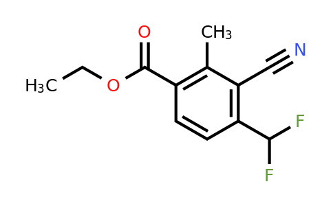 1807194-70-2 | Ethyl 3-cyano-4-difluoromethyl-2-methylbenzoate