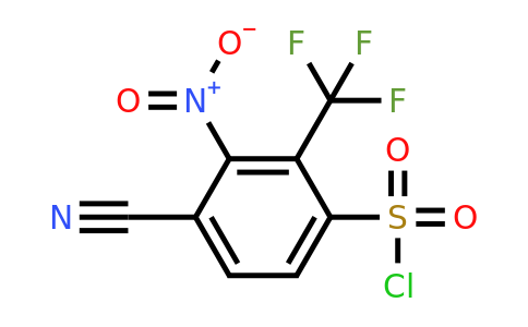 1807194-72-4 | 4-Cyano-3-nitro-2-(trifluoromethyl)benzenesulfonylchloride