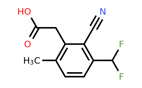1807194-93-9 | 2-Cyano-3-difluoromethyl-6-methylphenylacetic acid