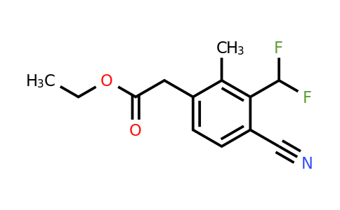 1807195-09-0 | Ethyl 4-cyano-3-difluoromethyl-2-methylphenylacetate