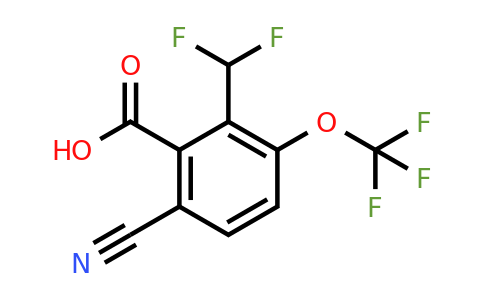 1807195-13-6 | 6-Cyano-2-difluoromethyl-3-(trifluoromethoxy)benzoic acid
