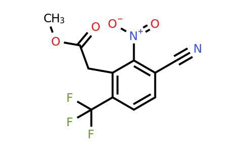 1807195-49-8 | Methyl 3-cyano-2-nitro-6-(trifluoromethyl)phenylacetate