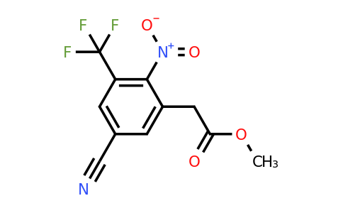 1807195-54-5 | Methyl 5-cyano-2-nitro-3-(trifluoromethyl)phenylacetate