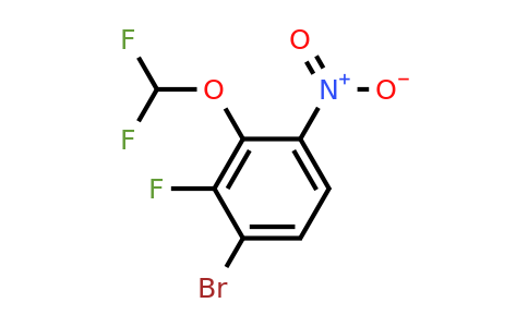 1807196-14-0 | 1-Bromo-3-difluoromethoxy-2-fluoro-4-nitrobenzene