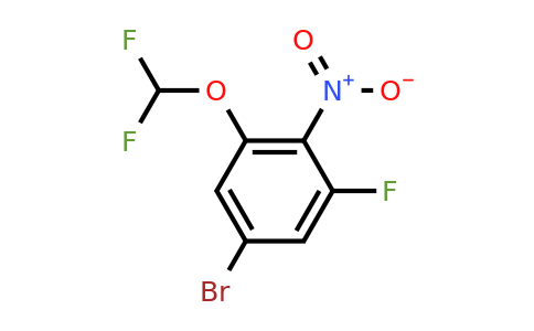 1807196-18-4 | 1-Bromo-3-difluoromethoxy-5-fluoro-4-nitrobenzene