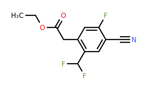 1807196-33-3 | Ethyl 4-cyano-2-difluoromethyl-5-fluorophenylacetate