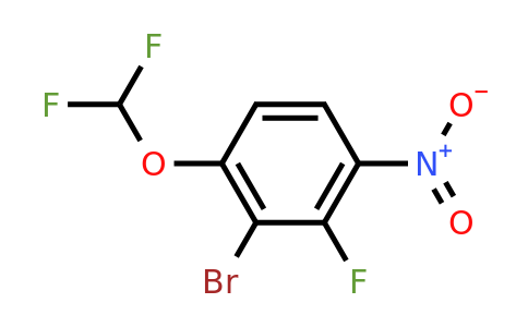 1807196-36-6 | 1-Bromo-6-difluoromethoxy-2-fluoro-3-nitrobenzene