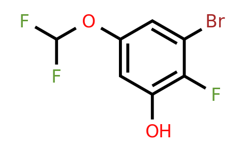 1807196-43-5 | 3-Bromo-5-difluoromethoxy-2-fluorophenol