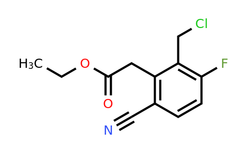 1807196-66-2 | Ethyl 2-chloromethyl-6-cyano-3-fluorophenylacetate