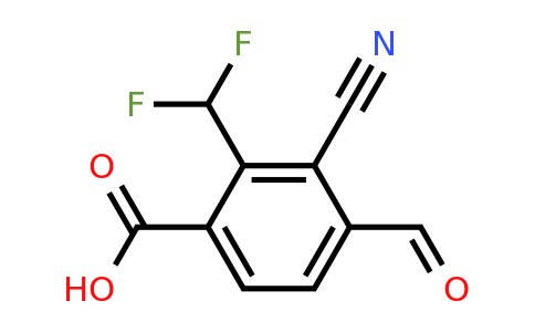 1807196-69-5 | 3-Cyano-2-difluoromethyl-4-formylbenzoic acid