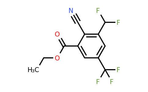1807196-93-5 | Ethyl 2-cyano-3-difluoromethyl-5-(trifluoromethyl)benzoate
