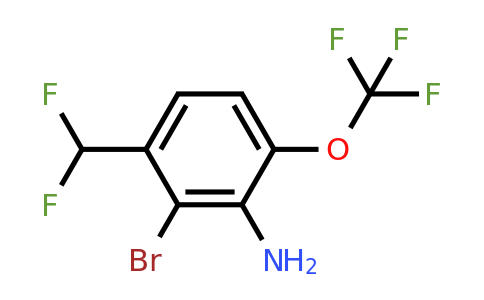 1807196-95-7 | 2-Bromo-3-difluoromethyl-6-(trifluoromethoxy)aniline